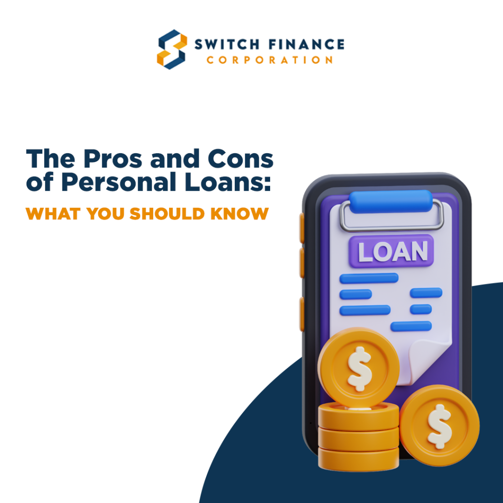 peronal loans pros and cons